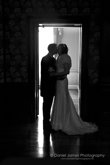 himley hall wedding photography silhouette
