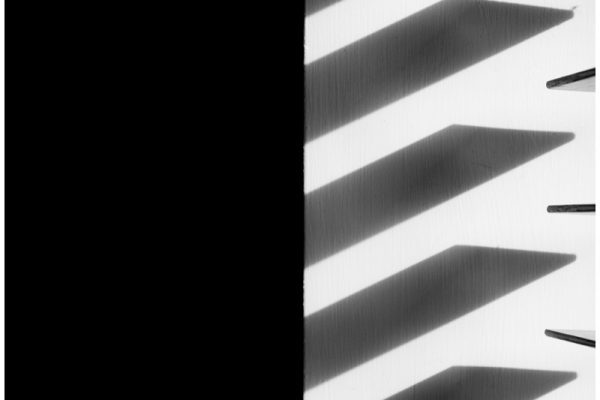 black white abstract blind