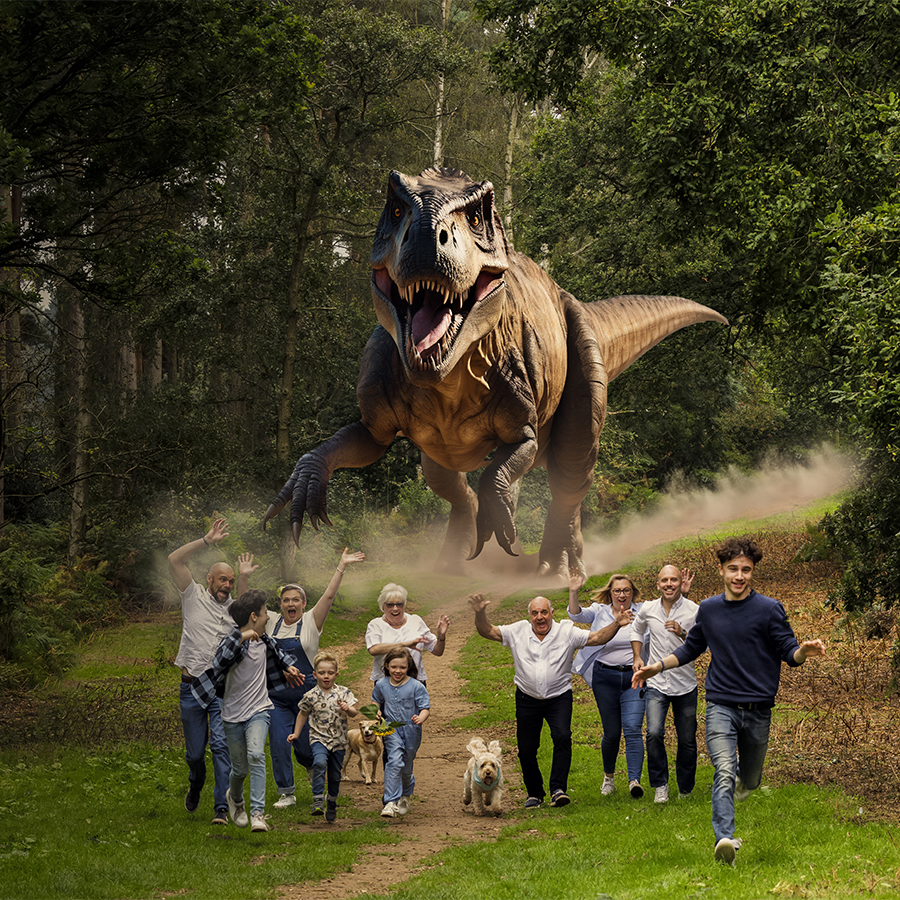 dinosaur family photo shoot kinver edge debbie